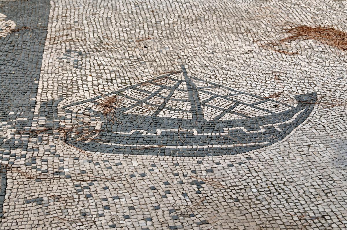 Mosaic, Piazzale delle Corporazioni, Ostia Antica.